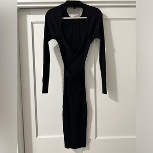Lulu’s open back sweater dress